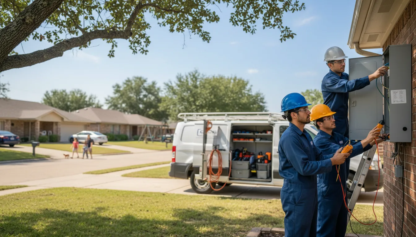 Certified electrician providing emergency electrical services in Lancaster, KS